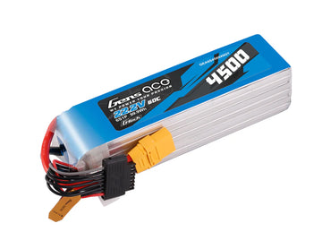Gens Ace Li-Po G-Tech 6S 22.2V 4500mAh 60C with XT90 GT6S4500-60X9