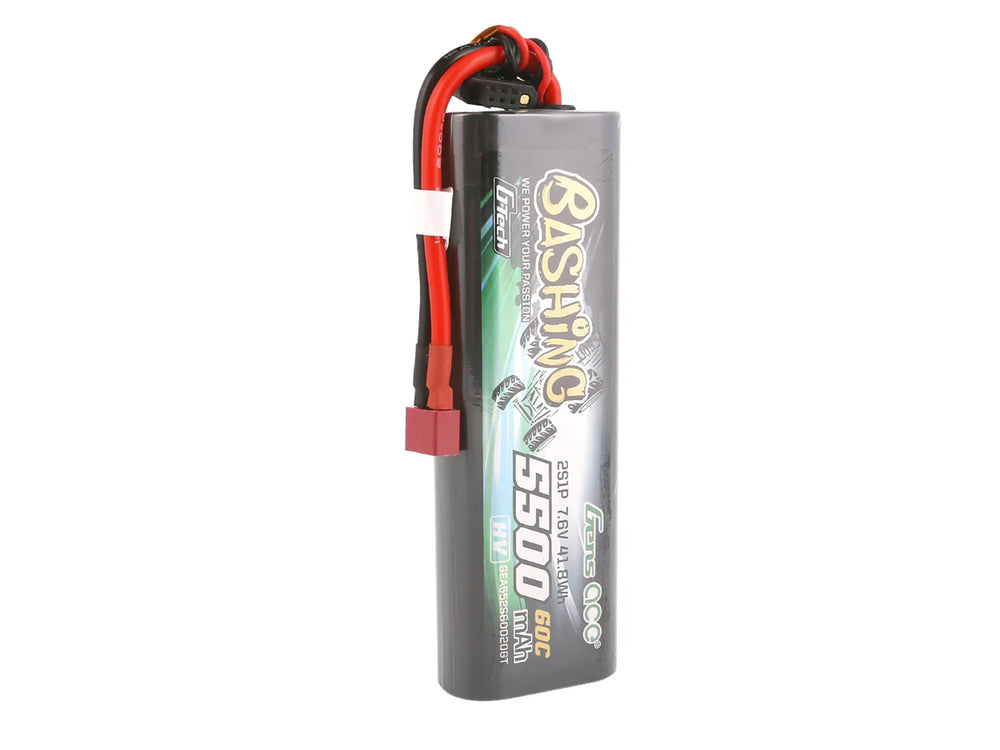 Gens Ace Li-Po G-Tech Car Hard Case HV 2S 7.4V 5500mAh 60C T-Type GTC2H5500-60T