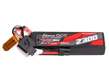 Gens Ace Li-Po G-Tech 2S Car 7.4V 2300mAh 35C with EC2 (GROM) GTC2S2300-35E2