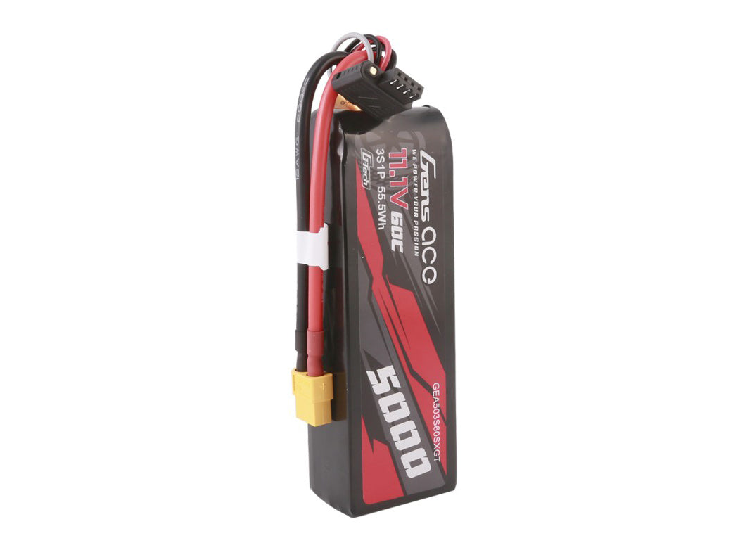 Gens Ace Li-Po Car G-Tech 3S 11.1V 5000mAh 60C with XT60 GTC3S5000S-60X6