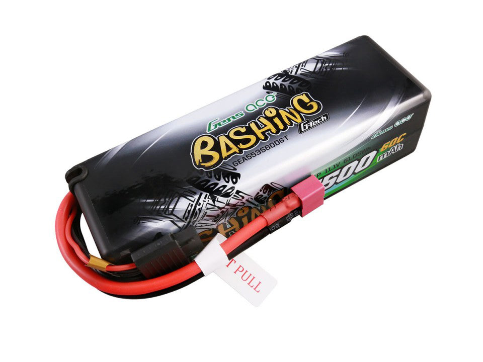 Gens Ace Li-Po Car Hard Case G-Tech 3S 11.1V 5500mAh 60C w/T-Type GTC3S5500-60T