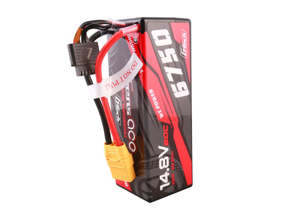 Gens Ace Li-Po G-Tech Car Hard Case 4S 14.8V 6750mAh 60C w/XT90 GTC4S6750HC-60X9