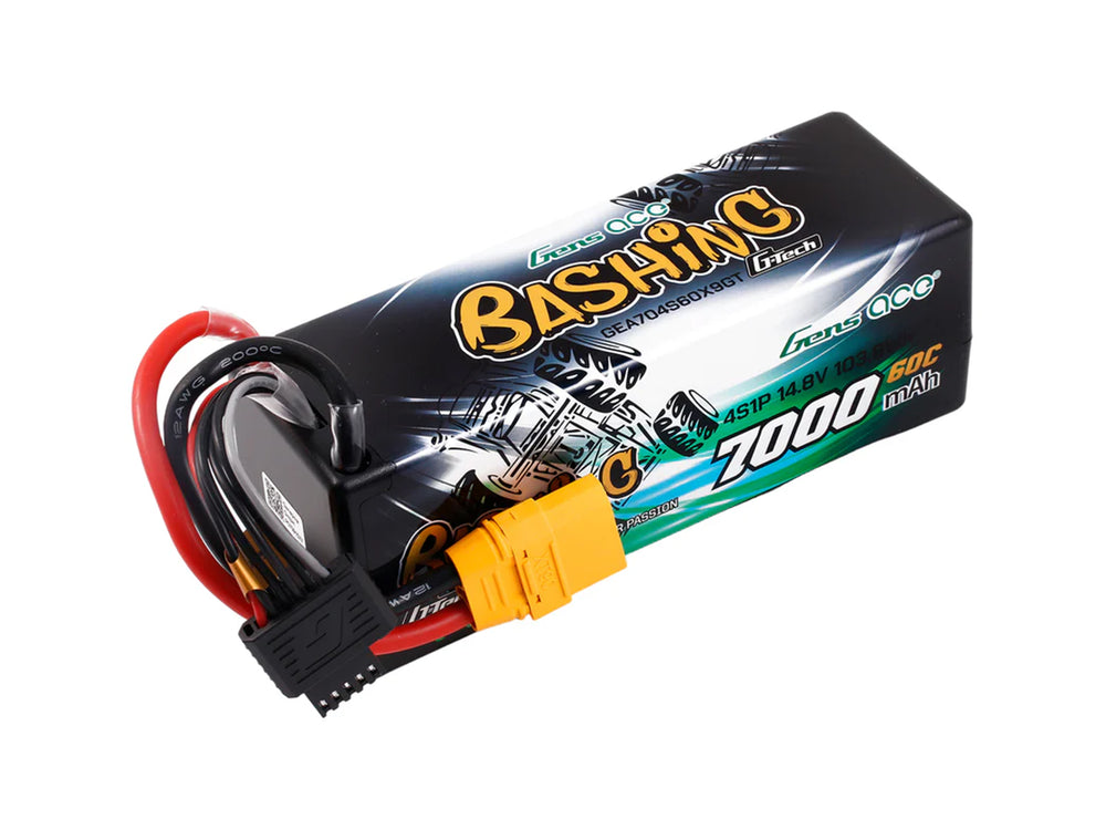 Gens Ace Li-Po G-Tech Car HardCase 4S 14.8V 7000mAh 60C with XT90 GTC4S7000-60X9