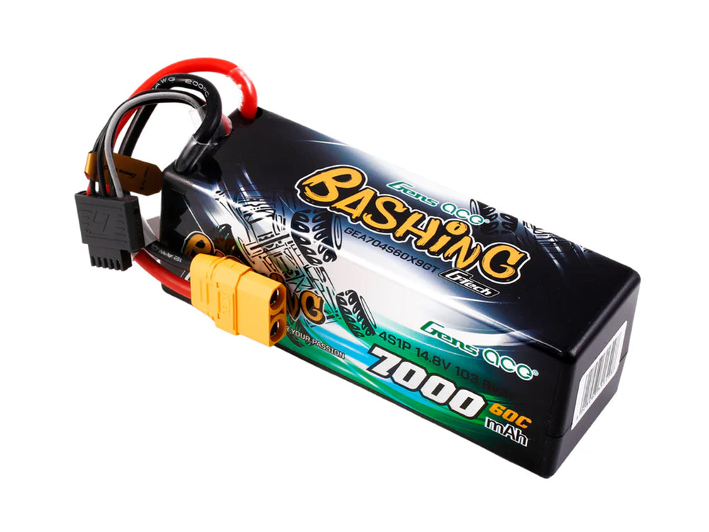 Gens Ace Li-Po G-Tech Car HardCase 4S 14.8V 7000mAh 60C with XT90 GTC4S7000-60X9