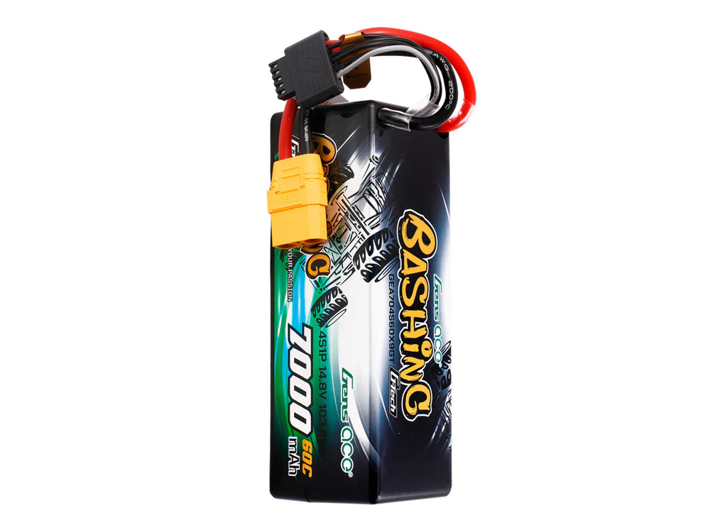 Gens Ace Li-Po G-Tech Car HardCase 4S 14.8V 7000mAh 60C with XT90 GTC4S7000-60X9