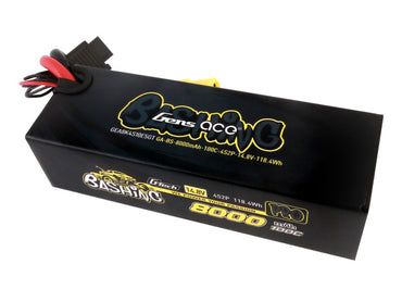 Gens Ace Li-Po Car G-Tech 4S2P 14.8V 8000mAh 100C Bashing w/EC5 GTC4S8000-100E5
