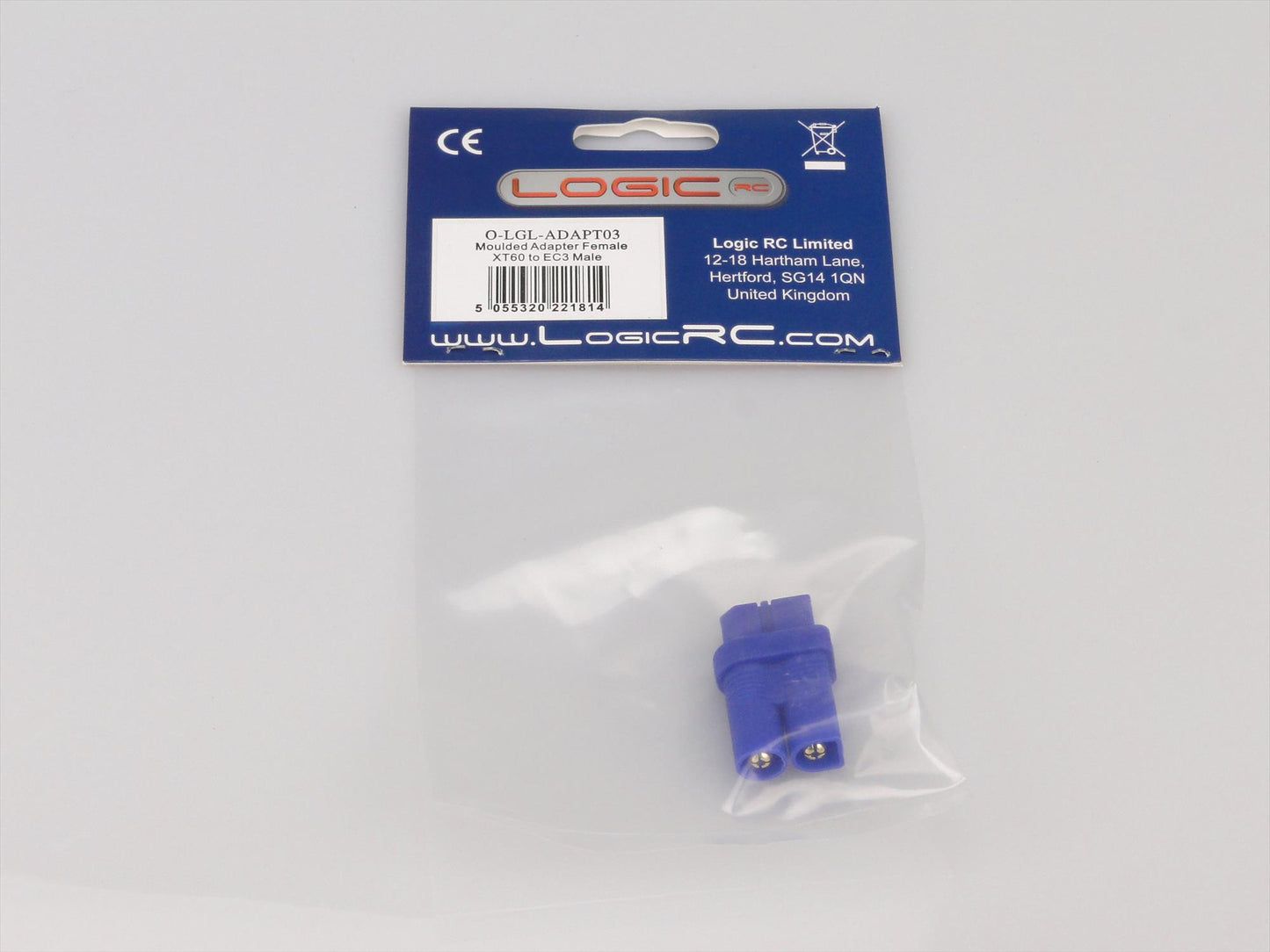 Logic RC Moulded Adapter Female XT60 to EC3 Male LGL-ADAPT03