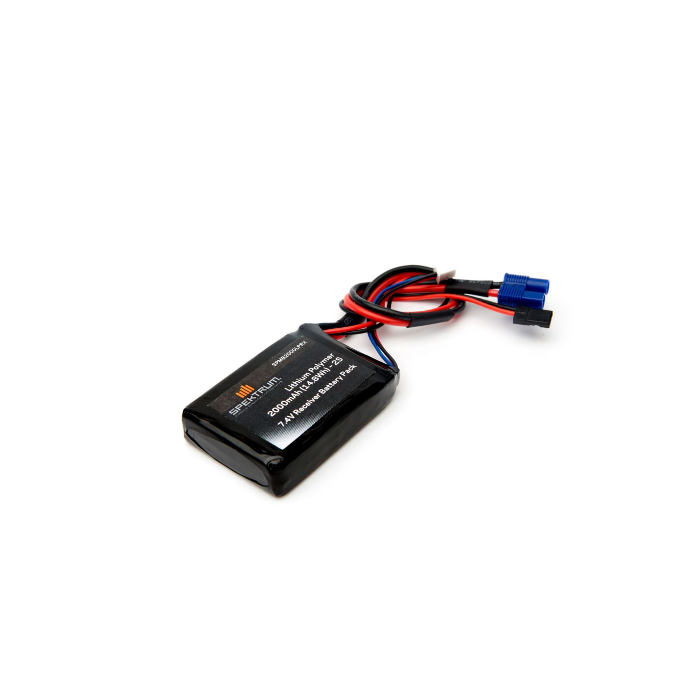 Spektrum 2000mAh 2S 7.4V LiPo Receiver Battery SPMB2000LPRX