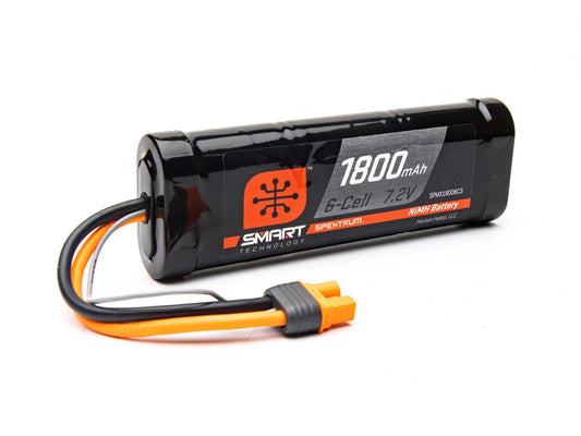 Spektrum 1800mAh 6-Cell 7.2V Smart NiMH Battery  IC3 SPMX18006C3
