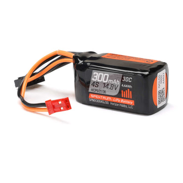 Spektrum 4S 14.8V 300mAh 30C LiPo Battery JST SPMX3004SJ30