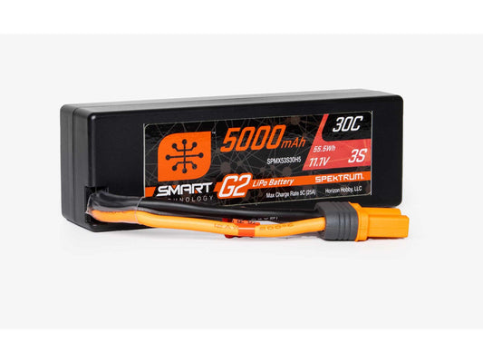 Spektrum 5000mAh 3S 11.1V SMART G2 30C IC5 SPMX53S30H5