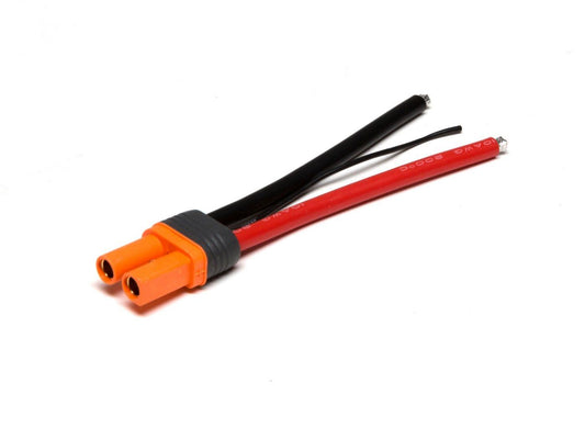 Spektrum IC5 Battery Connector  4" / 100mm; 10 AWG SPMXCA505