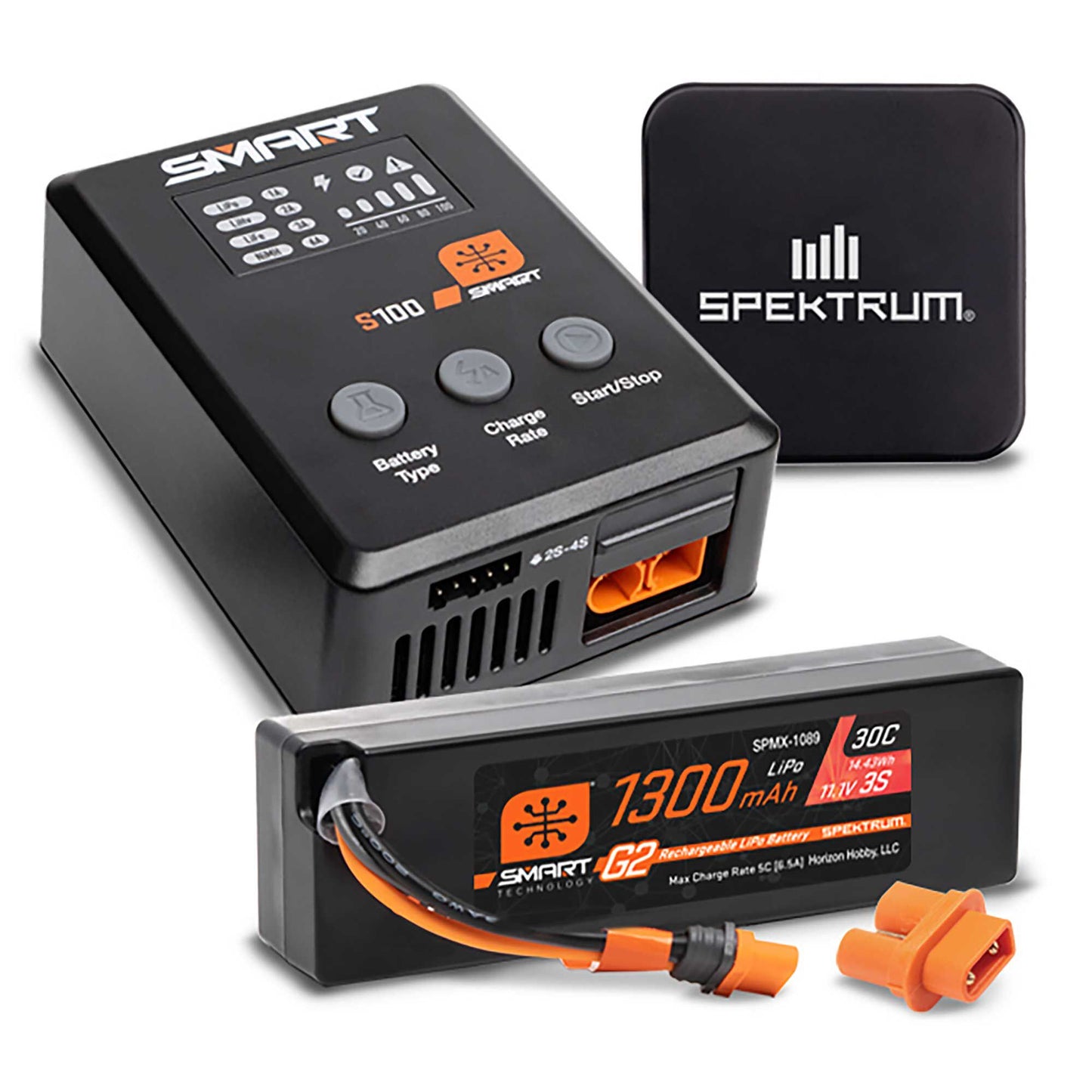 Spektrum Smart Powerstage Bundle: 1300mAh 3S 30C LiPo Battery (IC2) SPMXPSS315I