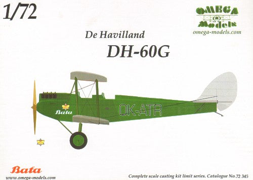 Omega Models OM72345 1:72 de Havilland DH.60G Bata OK-ATR