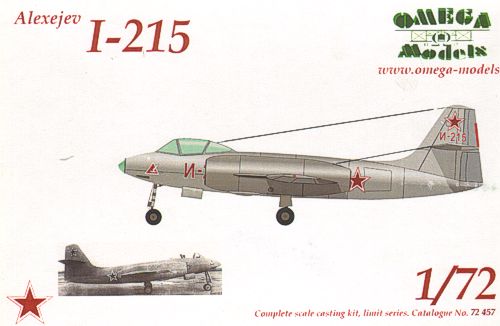 Omega Models OM72457 1:72 Alexejev I-215 Russia Decals