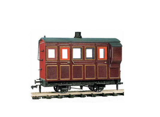 PECO OR-31 4 Wheel Coach Kit, Maroon On30 Gauge