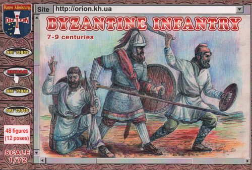 Orion Figures ORI72043 1:72 Byzantine infantry, 7-9