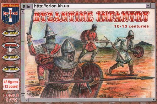 Orion Figures ORI72044 1:72 Byzantine infantry, 10-13