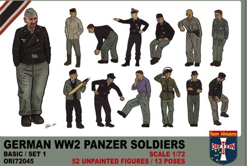 Orion Figures ORI72045 1:72 German Panzer soldiers