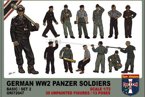 Orion Figures ORI72047 1:72 German Panzer Soldiers