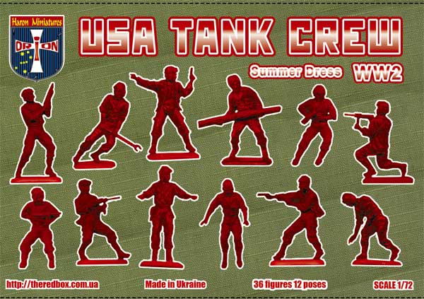 Orion Figures ORI72049 1:72 USA Tank Crew