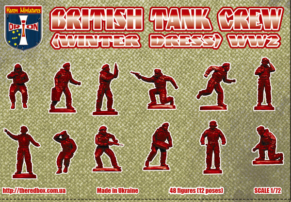 Orion Figures ORI72061 1:72 British Tank Crew