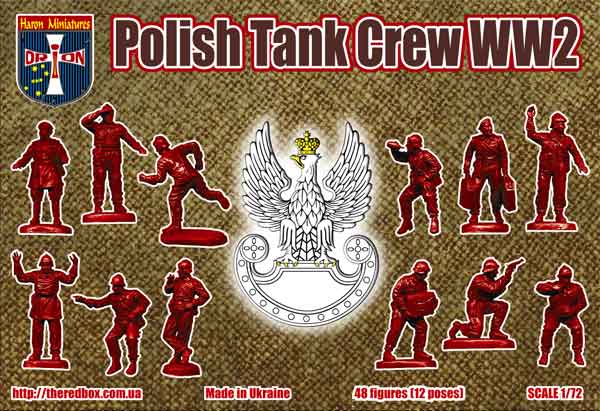 Orion Figures ORI72065 1:72 Polish Tank Crew WWII