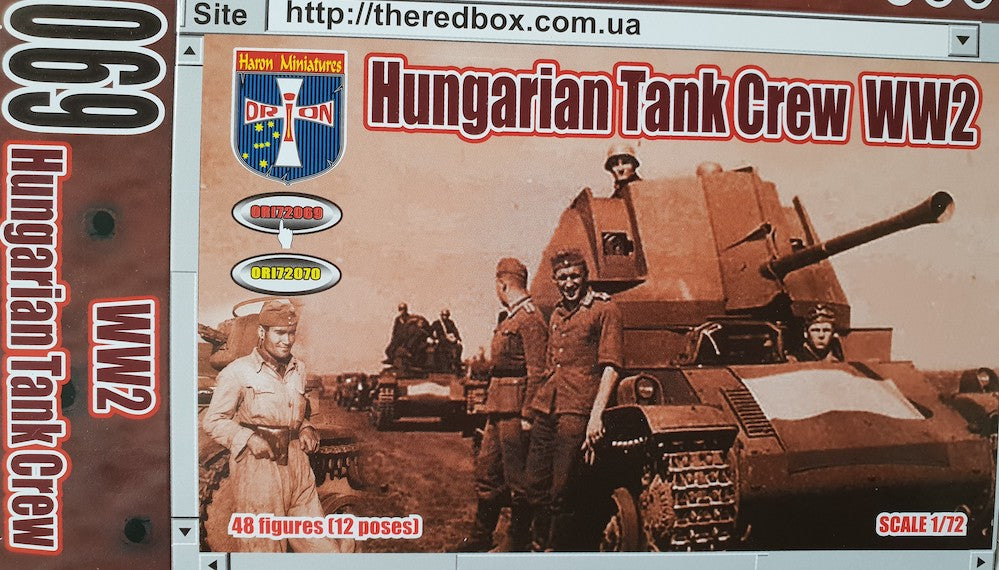 Orion Figures ORI72069 1:72 Hungarian Tank Crew WWII
