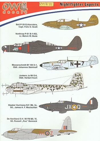 Owl OWL48014 1:48 Nightfighters