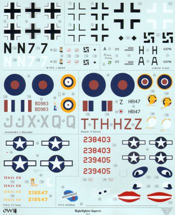 Owl OWL48014 1:48 Nightfighters