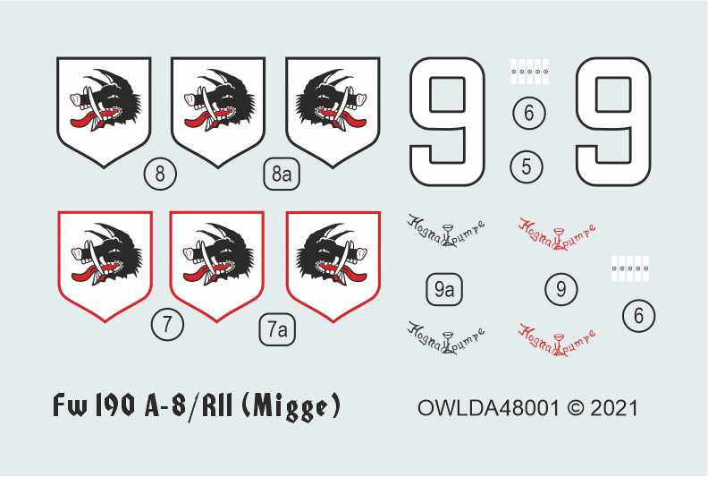 Owl OWLDA48001 1:48 Focke-Wulf Fw-190A-8/R11