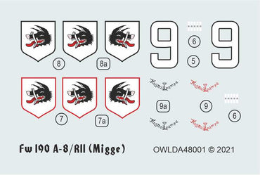 Owl OWLDA48001 1:48 Focke-Wulf Fw-190A-8/R11