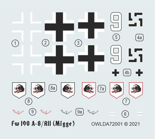 Owl OWLDA72001 1:72 Focke-Wulf Fw-190A-8/R11