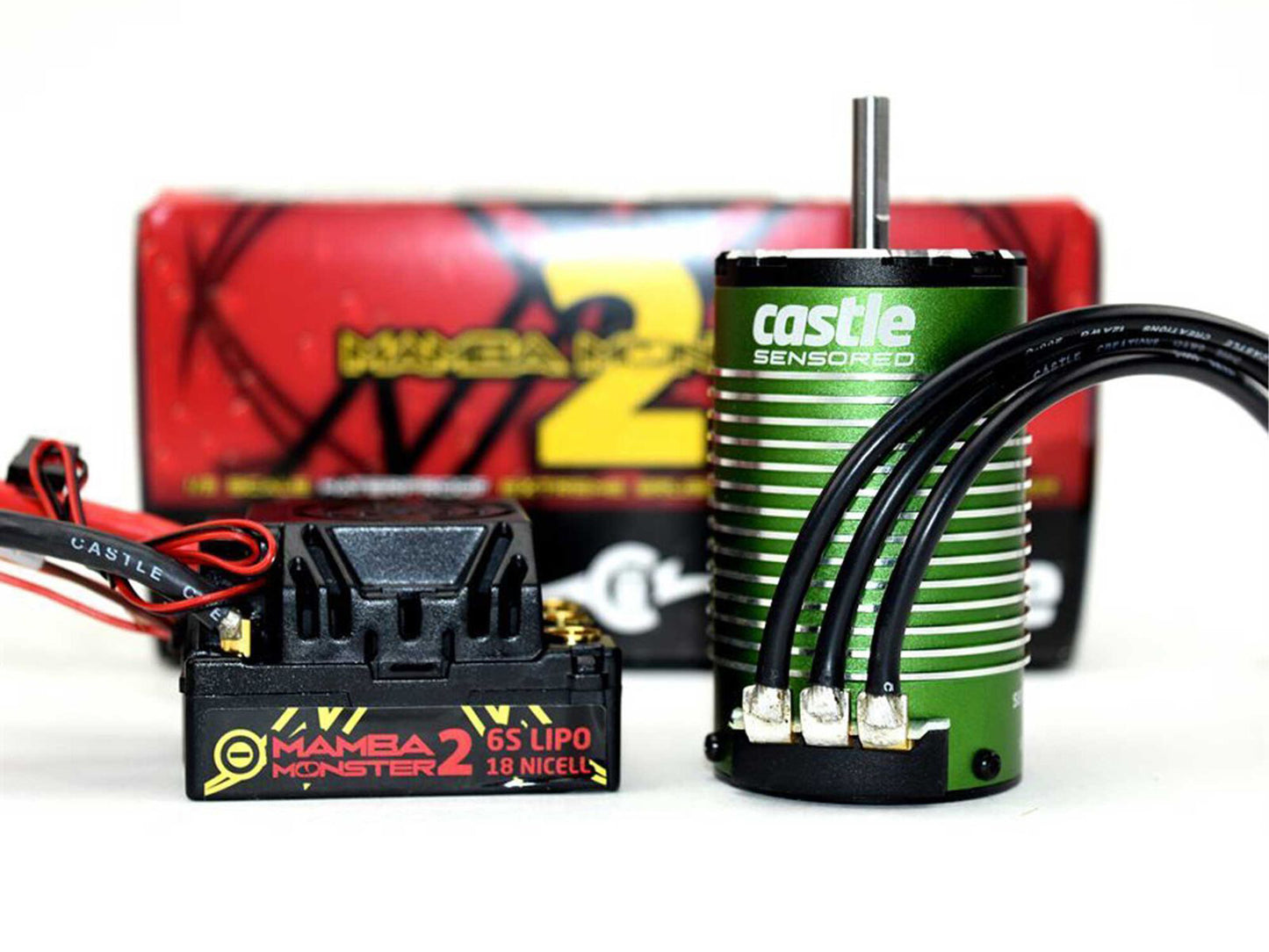 Castle Creations MONSTER 2 1:8TH 25V ESC WATERPROOF W/ 2650KV V2 CC010-0108-06