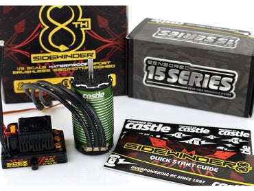 Castle Creations Sidewinder 1:8th ESC & 2200kV Sensor Ready Motor CC010-0139-02