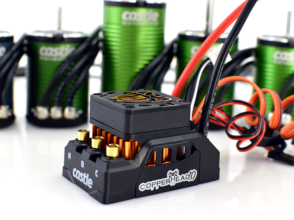 Castle Creations COPPERHEAD 10 1406-7700KV COMBO - On Road CC010-0166-04