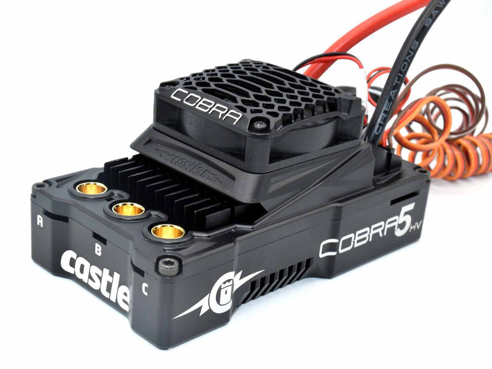 Castle Creations COBRA 5 HV, 12S, 50.4V ESC, 20A PEAK BEC CC010-0178-00