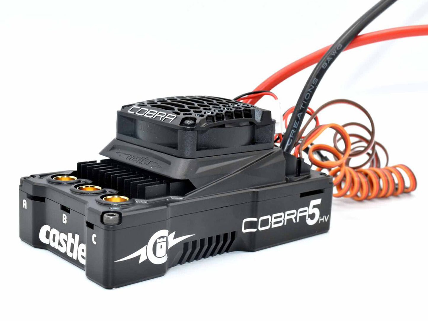 Castle Creations COBRA 5 HV, 12S, 50.4V ESC, 20A PEAK BEC CC010-0178-00