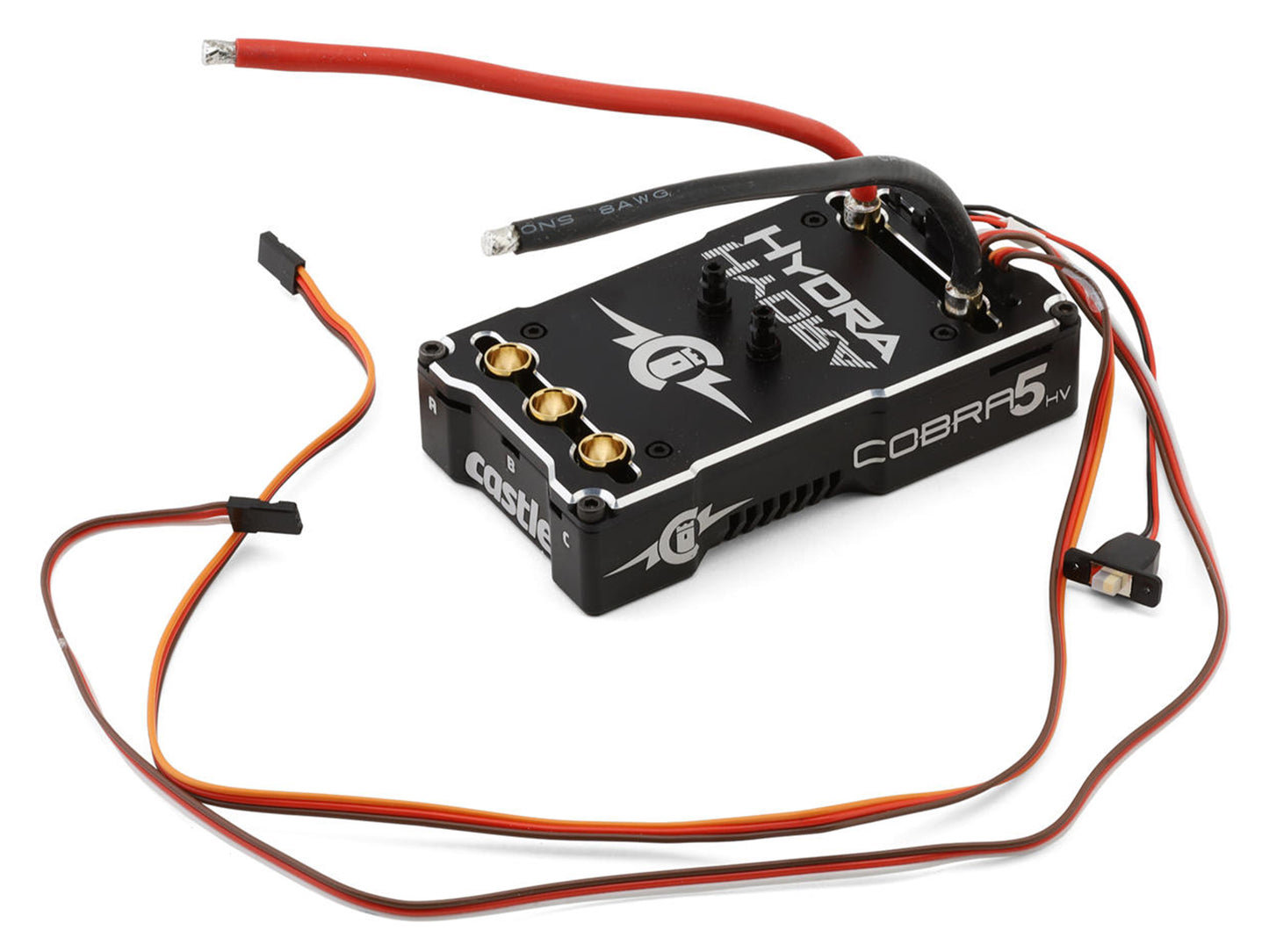 Castle Creations HYDRA COBRA 5 HV, 12S, 50.4V ESC, 20A PEAK BEC CC010-0183-00