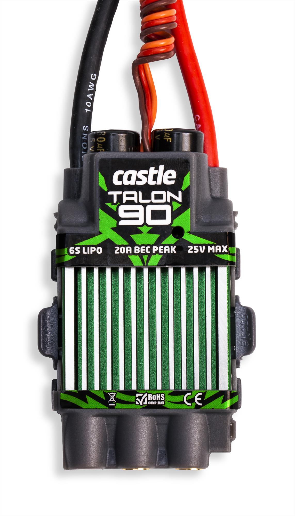 Castle Creations Talon 90 , 25V 90 AMP ESC, with high output BEC CC09700