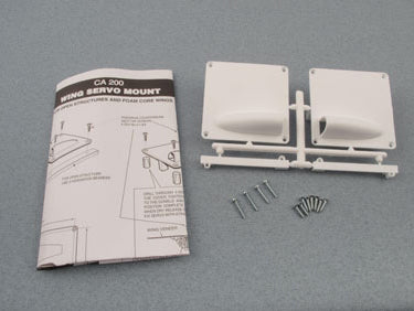 Radio Active Wing Servo Mount Standard (pr) RCA200