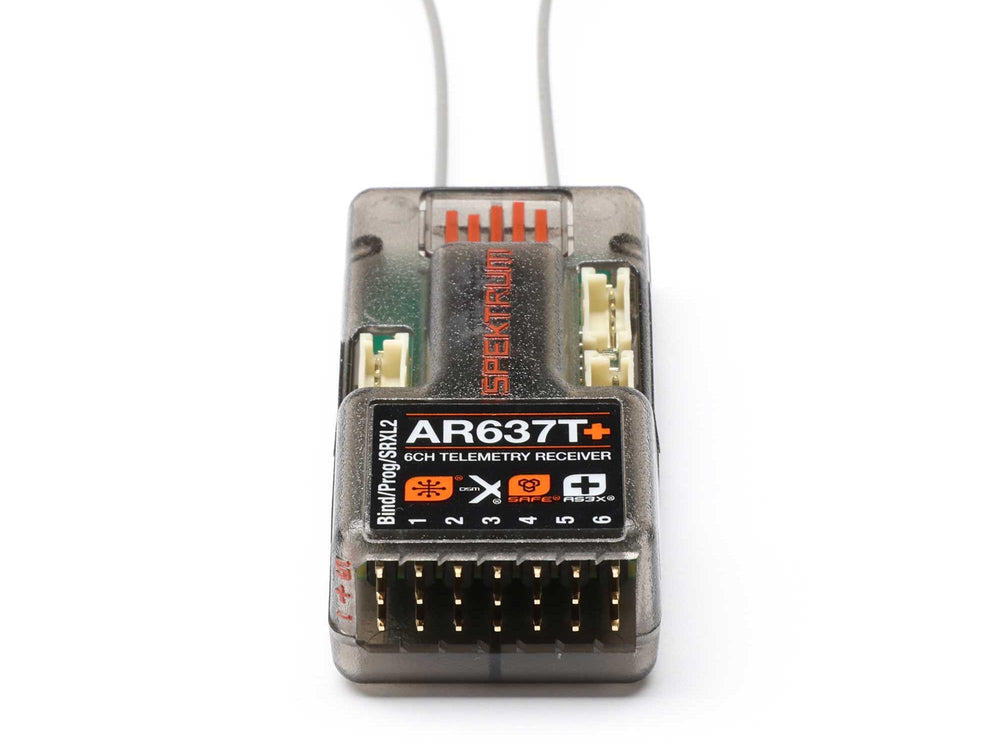 Spektrum AR637T+ DSMX 6-Channel AS3X+ & SAFE Telemetry Receiver SPM-1032