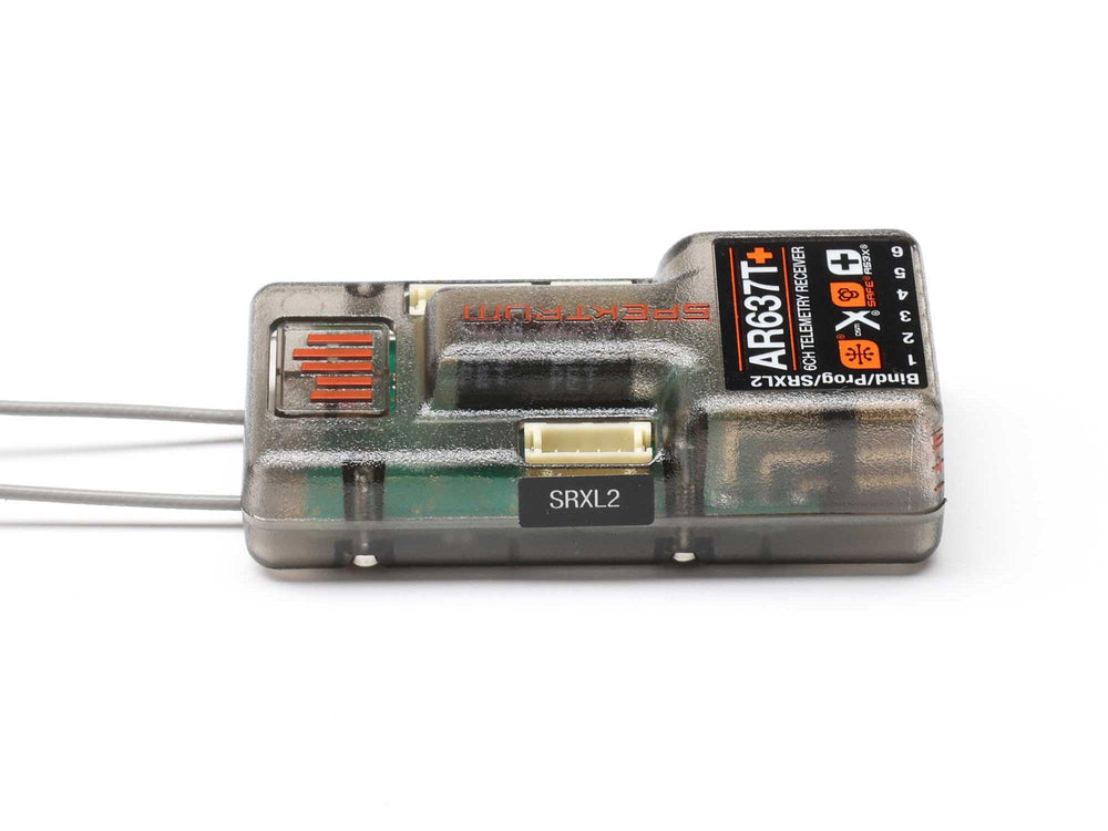 Spektrum AR637T+ DSMX 6-Channel AS3X+ & SAFE Telemetry Receiver SPM-1032