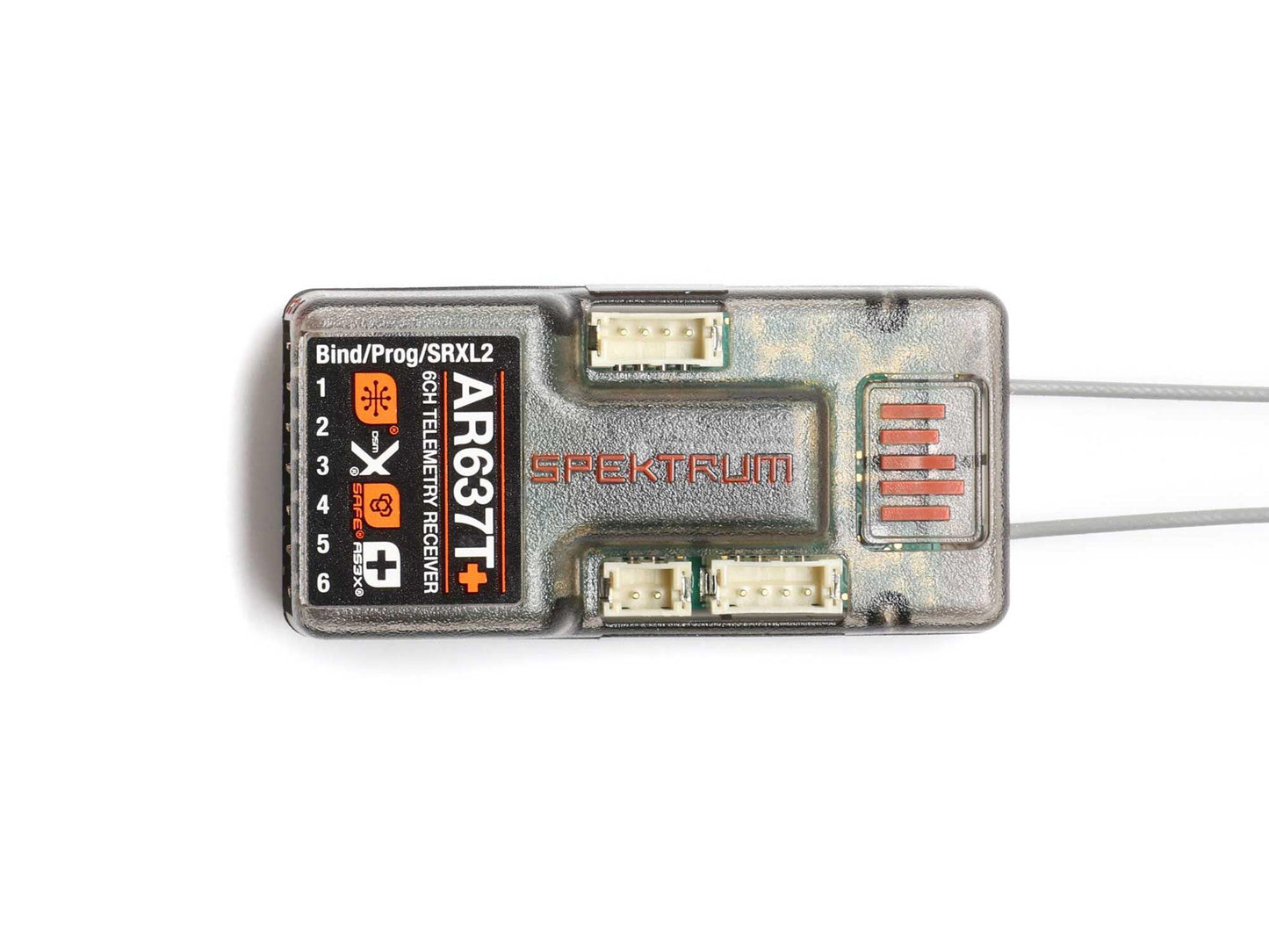 Spektrum AR637T+ DSMX 6-Channel AS3X+ & SAFE Telemetry Receiver SPM-1032