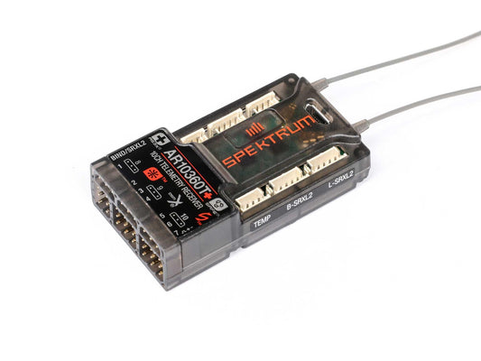 Spektrum AR10360T+ DSMX 10-Channel AS3X+ & SAFE Telemetry Receiver SPM-1034