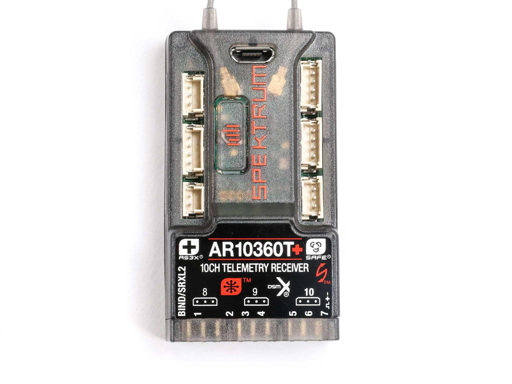 Spektrum AR10360T+ DSMX 10-Channel AS3X+ & SAFE Telemetry Receiver SPM-1034