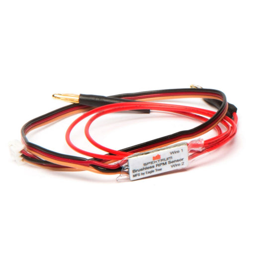 Spektrum SPM DSMR Telem BL RPM Sensor w/Bullets Surf Only SPMA9560