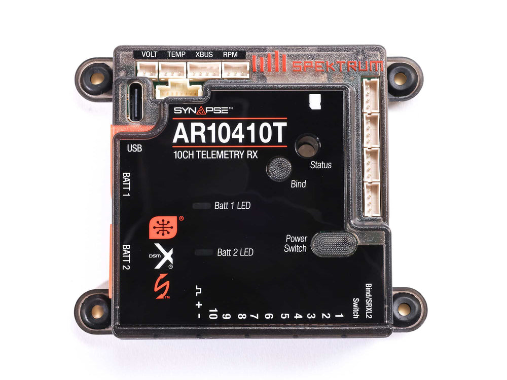 Spektrum AR10410T 10-Channel PowerSafe Telemetry Receiver SPMAR10410T