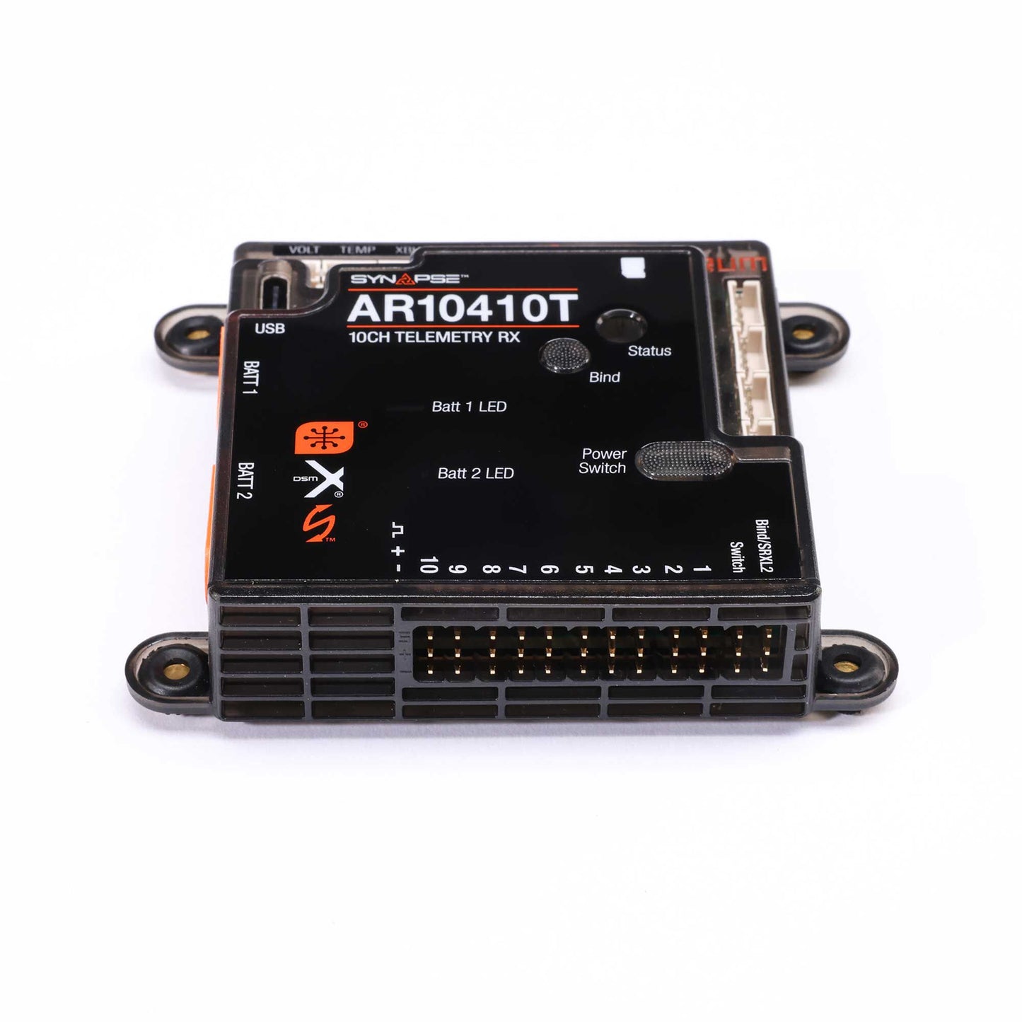 Spektrum AR10410T 10-Channel PowerSafe Telemetry Receiver SPMAR10410T