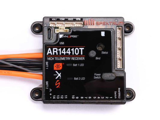 Spektrum AR14410T 14-Channel PowerSafe Telemetry Receiver SPMAR14410T